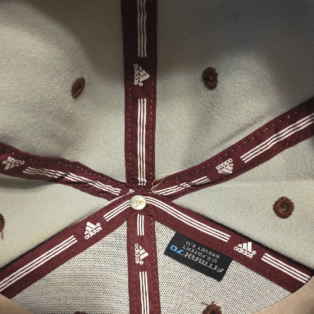 Adidas Brown and Cream Cap - Picture 3 of 5